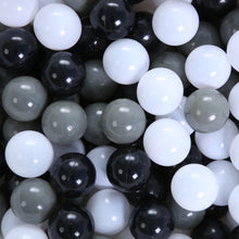 Load image into Gallery viewer, PlayMaty 100 Pieces Colorful Ball Pit Balls 2.1 Inches White Black Grey
