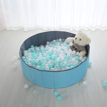 Load image into Gallery viewer, Kids Ball Pit Waterproof Folding Portable Baby Play Ball Pool(Balls Not Included)-Double Layer Oxford Cloth Not Need to Inflate Stable ball pit for toddler (Blue, M-39.37in)