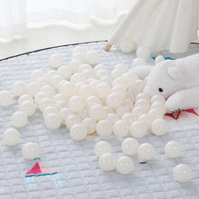 Load image into Gallery viewer, PlayMaty 100 Pieces Colorful Ball Pit Balls 2.1 Inches Plastic Balls