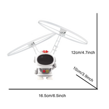 Load image into Gallery viewer, Astronaut Flying Helicopter Induction Suspension RC Mini Drone Aircraft Games Hand ControlledInfrared Watch Gesture Quadcopter