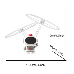 Astronaut Flying Helicopter Induction Suspension RC Mini Drone Aircraft Games Hand ControlledInfrared Watch Gesture Quadcopter